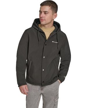 Champion Coaches Hood Jacket - Gray