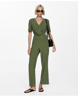 Designer Mango Green Suede Jumpsuits for Women Up to 50 off Lyst