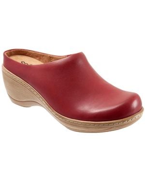 Softwalk Madison Clog - Red