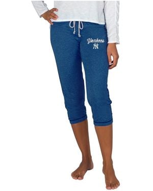 Concepts Sport New York Yankees Quest Knit Capri Pants - Blue