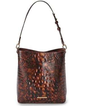 Brahmin Celina Melbourne Small Leather Bucket - Brown