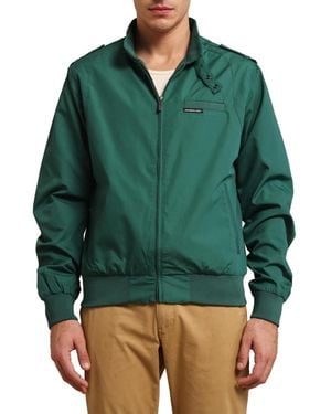 Members Only Classic Iconic Racer Jacket (slim Fit - Green