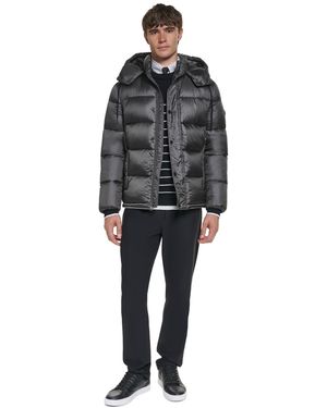 KARL LAGERFELD Down Filled Puffer Jacket - Gray