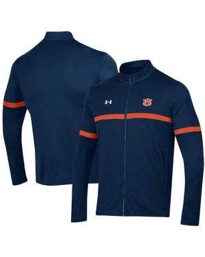 Under Armour Auburn Tigers 2023 Assist Warm Up Full-zip Jacket - Blue