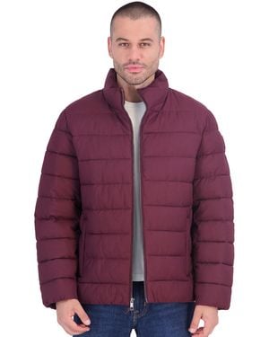 Calvin Klein Stretch Puffer Jacket - Purple