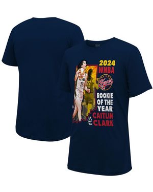 Stadium Essentials And Caitlin Clark Indiana Fever 2024 Wnba Rookie Of The Year T-shirt - Blue