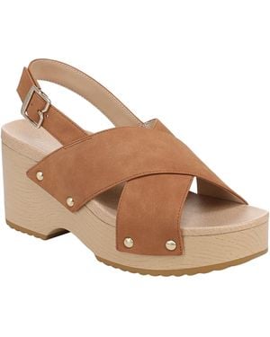Dr. Scholls Weslee Slingback Sandals - Brown