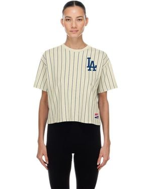 KTZ Los Angeles Dodgers Throwback Boxy T-shirt - White