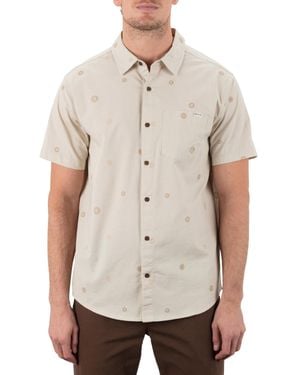 Hurley Lido Stretch Short Sleeve Shirt - White