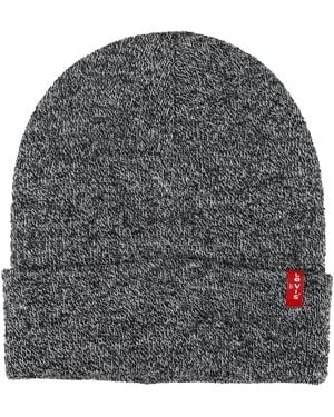 Levi's Adjustable Fold Over Cuff Beanie - Gray
