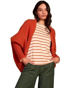 Celtic & Co. Long Sleeve Cocoon Cardigan - Red