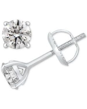 GIA Certified Diamonds Gia Certified Diamond Stud Earring Collection In 14k Gold 1 2 2 Ct. T.w. - Metallic