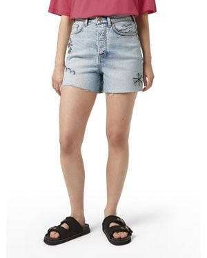 Scotch & Soda The Ray Cut Off Denim Short - Blue