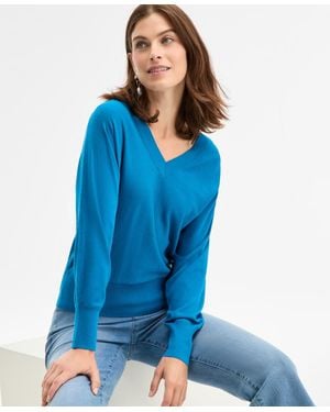 INC International Concepts V-neck Sweater - Blue