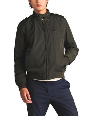 Members Only Men's Classic Zip-front Jacket - Green
