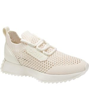 DKNY Nantes Lace-up Sneakers - Natural