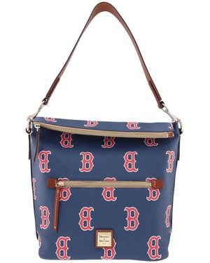 Dooney & Bourke Boston Red Sox Sporty Monogram Large Purse - Blue