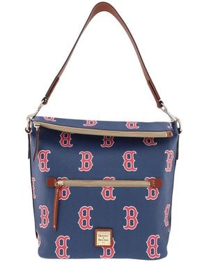 Dooney & Bourke Boston Red Sox Sporty Monogram Large Purse - Blue