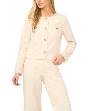 Cece Crew Neck Long-sleeve Jacket - Natural