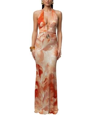 JLUXLABEL Blossom Print Maxi Dress - Multicolor