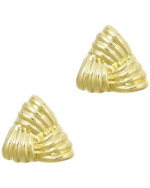 Adornia Statement Triangle Stud Earrings - Metallic