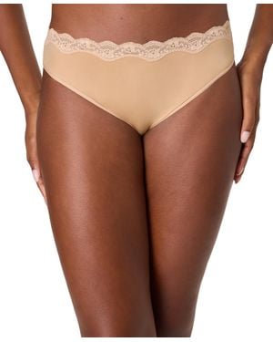 Maidenform Everyday Pretty Lace Cheeky Bikini Panty - Brown