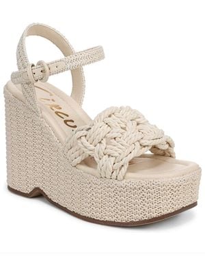 Circus by Sam Edelman Jackie Platform Wedge Sandals - White