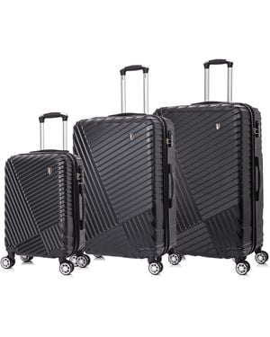 TUCCI Italy Volaro 3-pc. Hardside luggage Set - Black