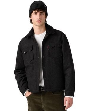 Levi's Sherpa Trucker Regular-fit Jacket - Black