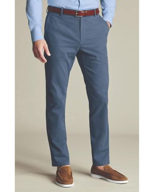 Charles Tyrwhitt Ultimate Non-iron Chinos - Blue