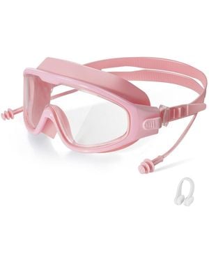 Gnuadz Swimming goggles Anti-fog Ear Plugs Nose Clip - Pink