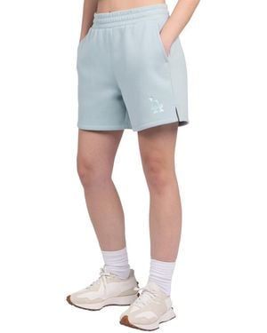 Starter Los Angeles Dodgers Pastel High Waisted Shorts - Blue