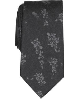 Michael Kors Abstract Floral Tie - Gray