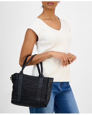 Bolsa Nova Handbags Milan Leather Tote Bag - White