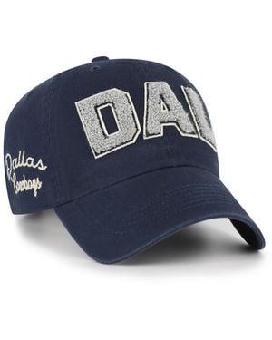 Dallas Cowboys '47 Brand Zoey Clean Up Adjustable Hat - Blue