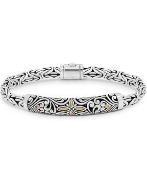 DEVATA Sterling Silver And 18k Gold Filigree - White