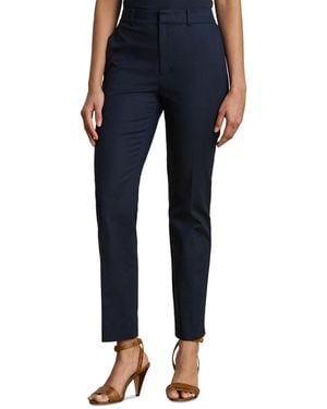Ralph Lauren High-rise Slim Ankle Pants - Blue