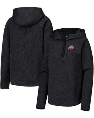Columbia Ohio State Buckeyes Sweater Weather Raglan Pullover Hoodie - Black