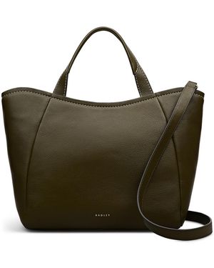 Radley Muswell Lane Large Ziptop Grab Handbag - Green