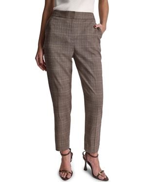 BCBGMAXAZRIA High-rise Slim-leg Pants - Gray