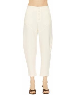 Alexia Admor Hollis Barrel Pants - White
