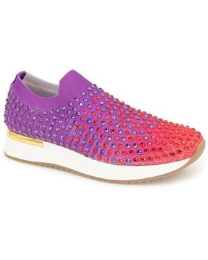 Kenneth Cole Cameron Jewel jogger Almond Toe Sneakers - Purple