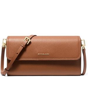 Michael Kors Jet Set East West Phone Extra Large Crossbody Bag - Brown