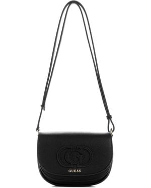 Guess Calebra Mini Convertible Crossbody Bag - Black