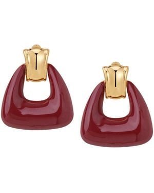Retro Chic Ostuni Earrings - Red