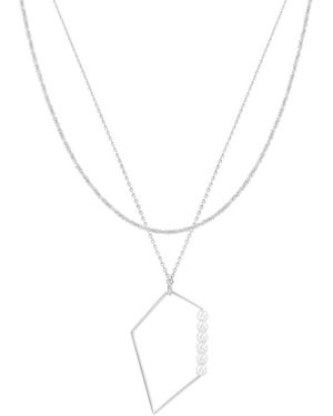 Bearfruit Jewelry 18k Gold Plated Sterling Dazzling Sophistication Necklace Set Holiday Gift Idea - White