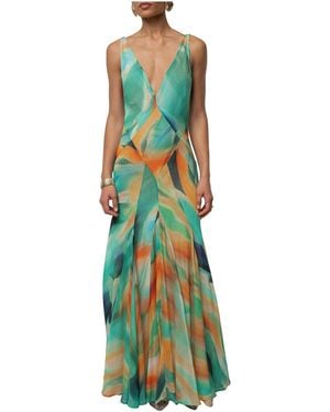 JLUXLABEL Prism Tide Maxi Dress - Green