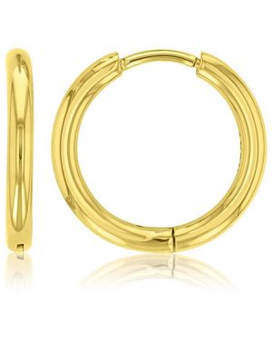 Roxy Waterproof 15mm huggie Earrings - Metallic