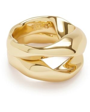 Robert Lee Morris Sculpted Ring Set - Metallic