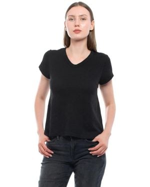 Wilt V-neck Baby Tee - Black